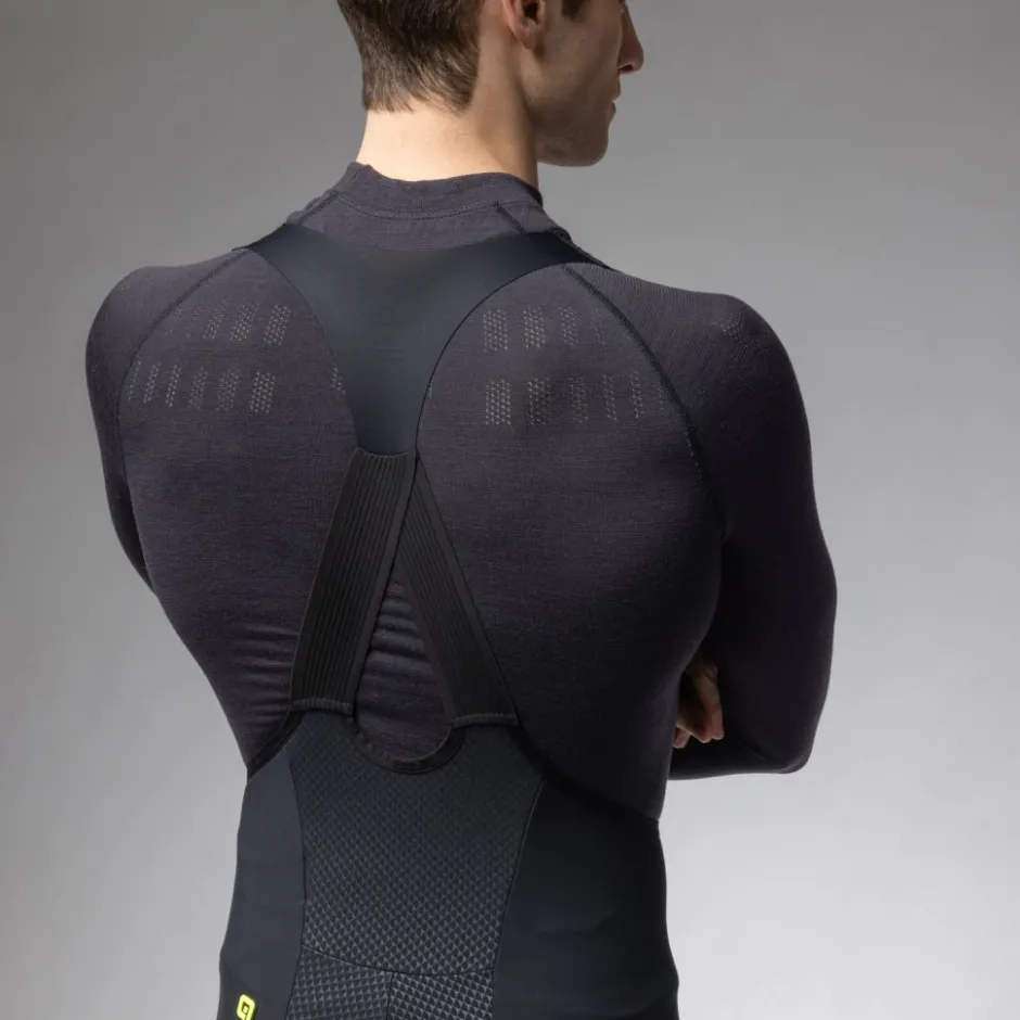 Winterbroeken < Ale Alé R-EV1 Voltage Fietsbroek met bretels Heren - black