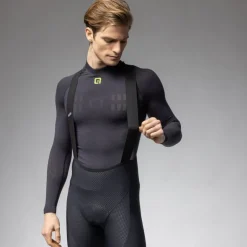 Winterbroeken < Ale Alé R-EV1 Voltage Fietsbroek met bretels Heren - black