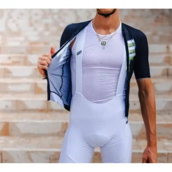 Alé R-EV1 Voltage Fietsshorts met bretels Heren - ink blue
