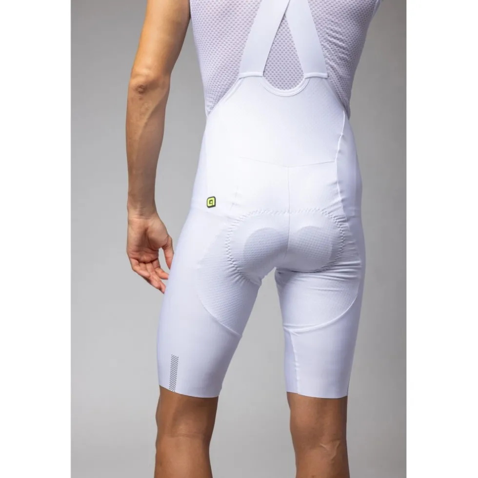 Alé R-EV1 Voltage Fietsshorts met bretels Heren - wit