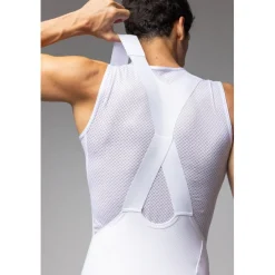 Alé R-EV1 Voltage Fietsshorts met bretels Heren - wit