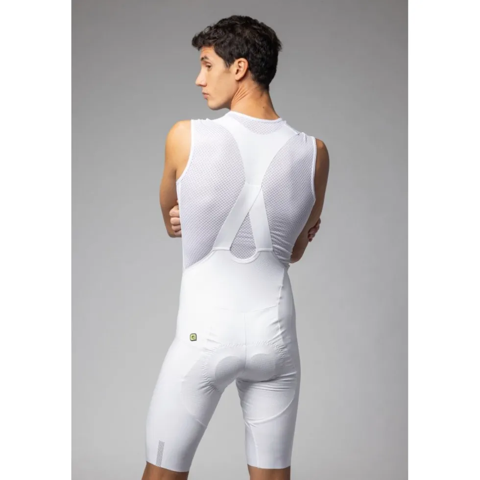 Alé R-EV1 Voltage Fietsshorts met bretels Heren - wit