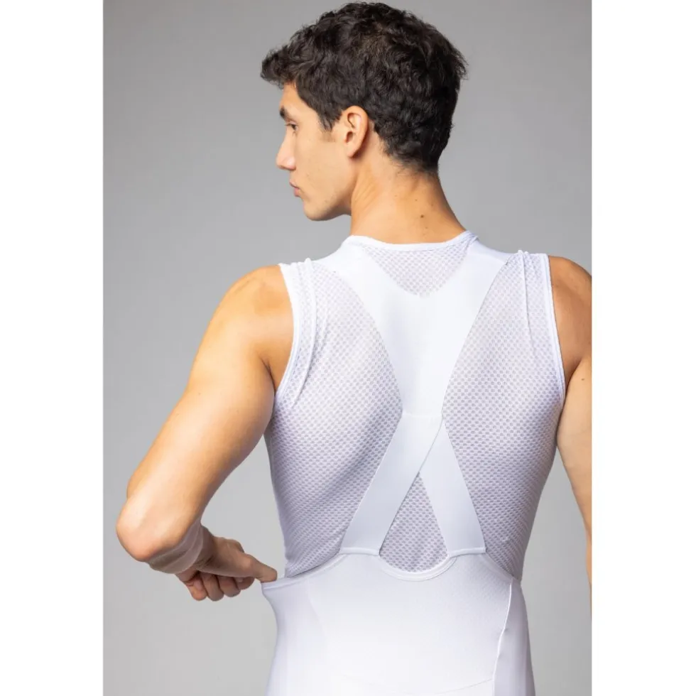 Alé R-EV1 Voltage Fietsshorts met bretels Heren - wit