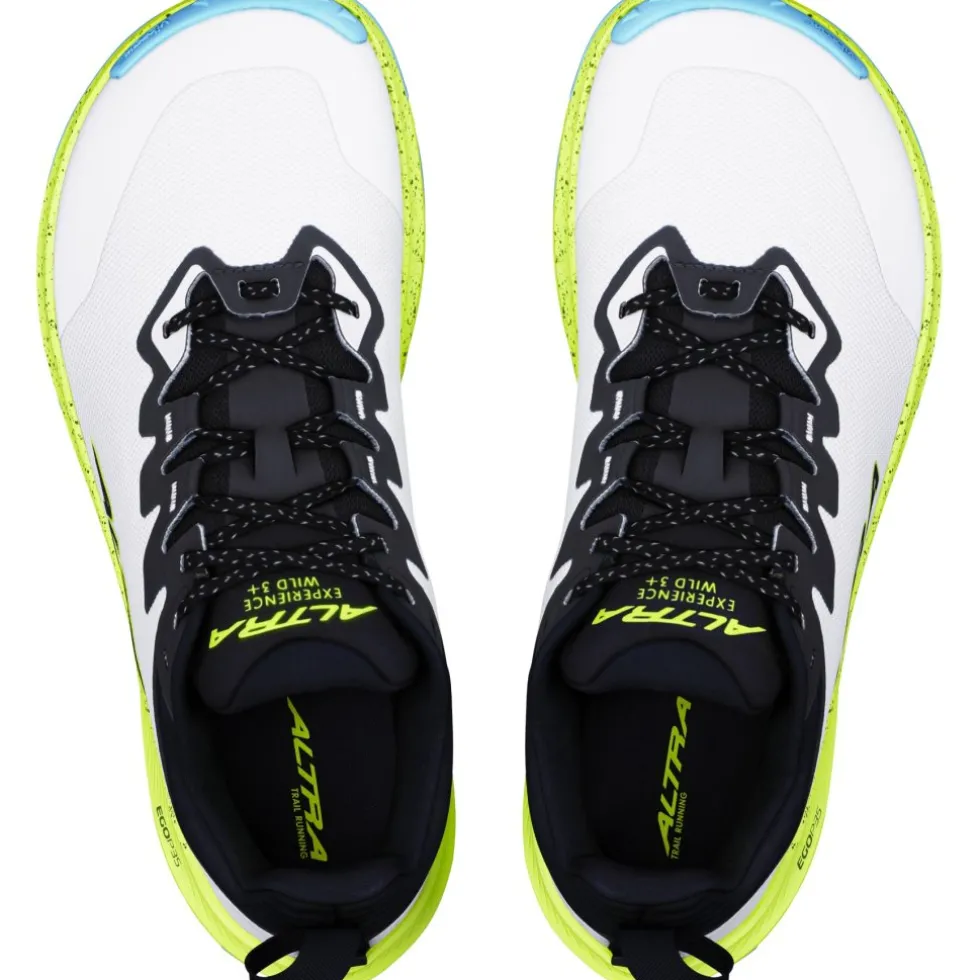 Altra Experience Wild 3+ Trail Running Schoenen Heren - White/Lime