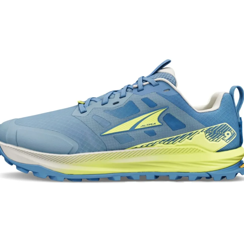 Altra Lone Peak 9+ Trail Running Schoenen Dames - Blue/Lime
