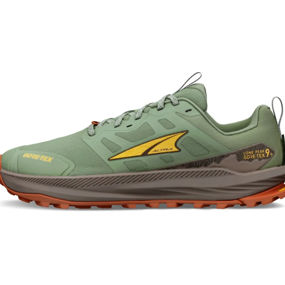 Altra Lone Peak 9+ GTX Trail Running Schoenen Heren - Dusty Olive