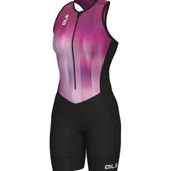 Trisuits|Trisuits < Ale Aé TRIATHON Crazy Triatonpak zonder ouwen voor dae - pink cobo