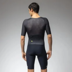 Alé TRIATHLON Focus Triatlonpak met korte mouwen voor heren - black