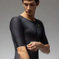 Alé TRIATHLON Focus Triatlonpak met korte mouwen voor heren - black