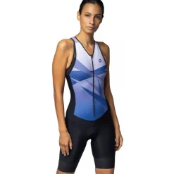 Alé TRIATHLON Horizon Trisuit zonder mouwen Dames - blauw