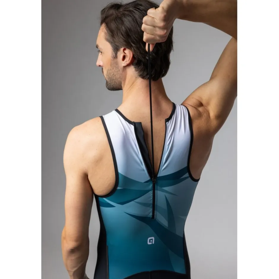 Trisuits|Trisuits < Ale Alé TRIATHLON Horizon Triuit zonder mouwen Heren - groen