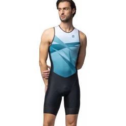 Trisuits|Trisuits < Ale Alé TRIATHLON Horizon Triuit zonder mouwen Heren - groen