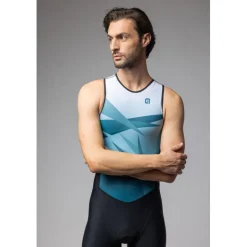 Trisuits|Trisuits < Ale Alé TRIATHLON Horizon Triuit zonder mouwen Heren - groen