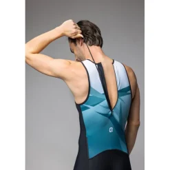 Trisuits|Trisuits < Ale Alé TRIATHLON Horizon Triuit zonder mouwen Heren - groen