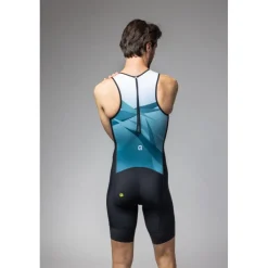 Trisuits|Trisuits < Ale Alé TRIATHLON Horizon Triuit zonder mouwen Heren - groen