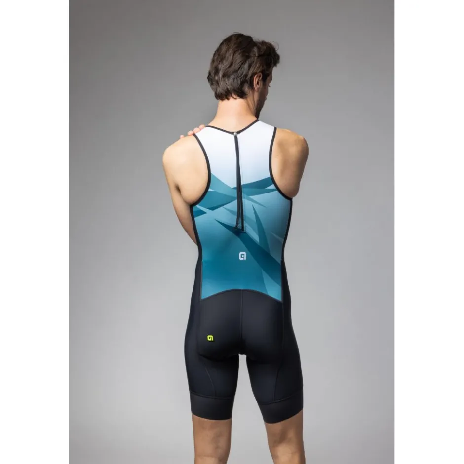 Trisuits|Trisuits < Ale Alé TRIATHLON Horizon Triuit zonder mouwen Heren - groen