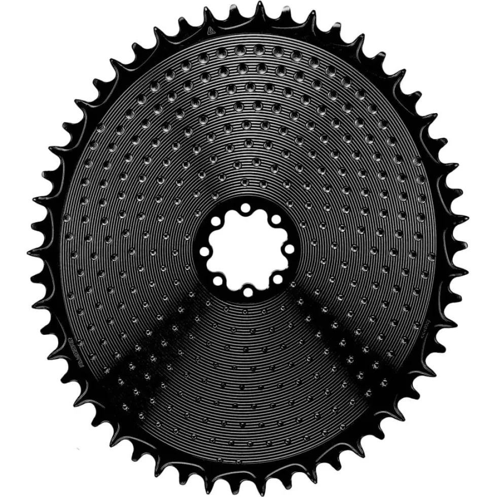 Alugear AERO Golf Ball Kettingblad - Road/Gravel | Direct Mount (SRAM 8-Bolt) | 1x 10/11/12s - ovaal | zwart