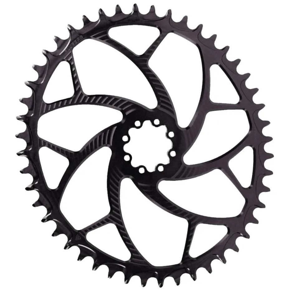Kettingbladen < Alugear ELM Narrow Wide Road / Gravel Chainring - Oval - for 1x SRAM 8-Bolt Direct Mount