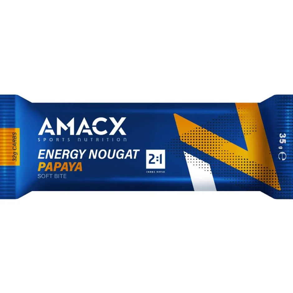 Outdoor Maaltijden < Amacx Energy Nougat Papaya - Koolhydraatreep - 35g