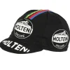 Apis Retro Stijl Professionele Fietspet - MOLTENI BLACK
