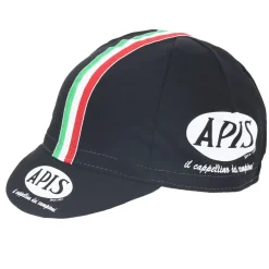 Apis Retro Stijl Professionele Fietspet - APIS VINTAGE BLACK