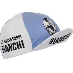 Apis Retro Stijl Professionele Fietspet - FAUSTO COPPI - BIANCHI