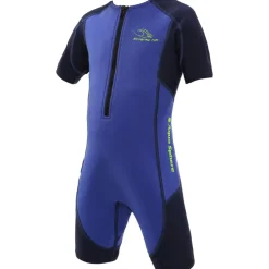 AQUASPHERE Stingray HP Kinderen Wetsuit met Korte Mouwen - Royal Blue/Navy Blue