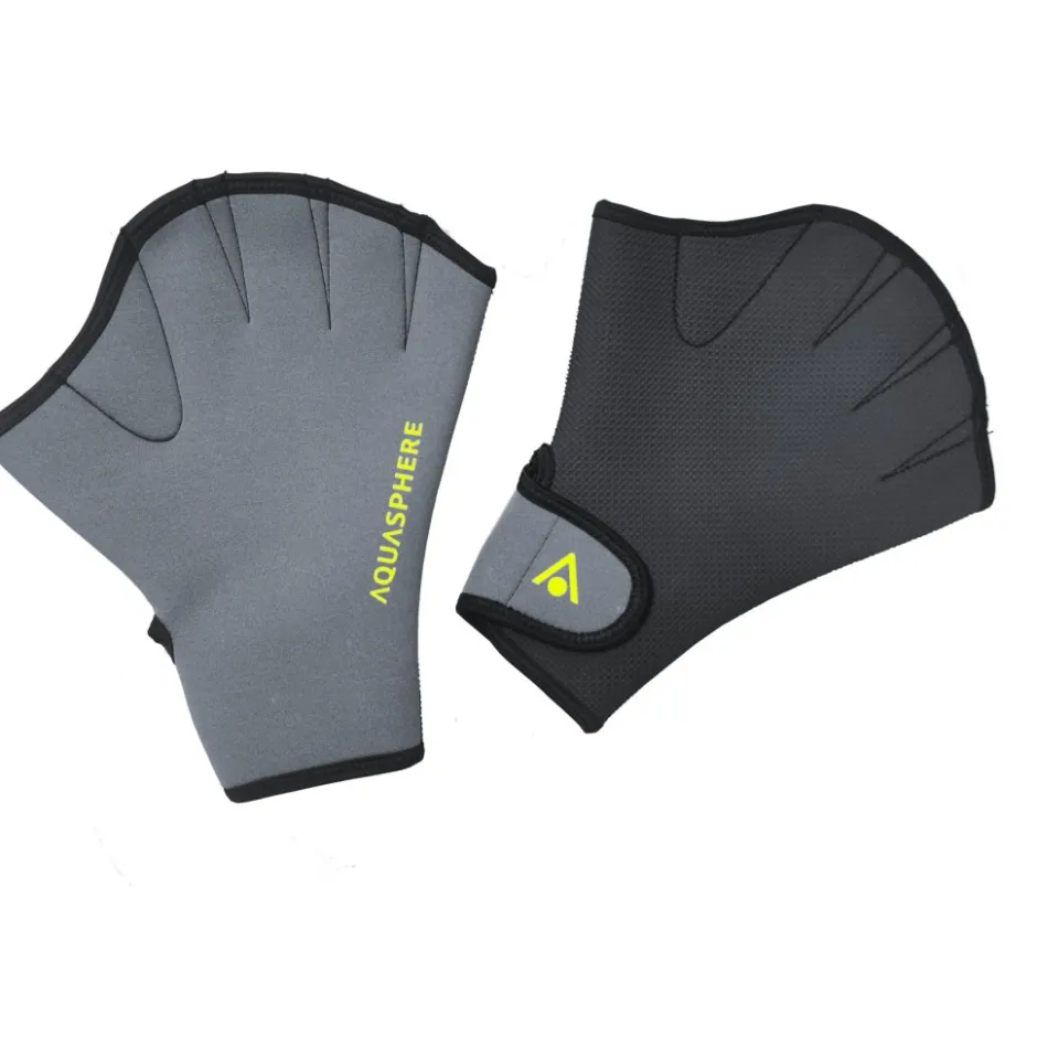 Neopreen Kleding|Neopreen Kleding < AQUASPHERE wi Glove Zwehandchoenen - Black/Bright Yellow