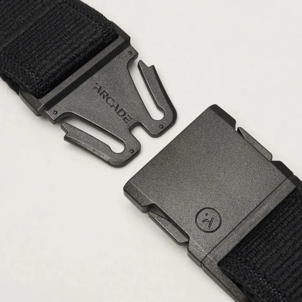 Arcade Adventure A2 Slim Atlas Stretch Riem - zwart
