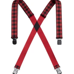 Arcade Jessup Plaid Bretels - black/burnt