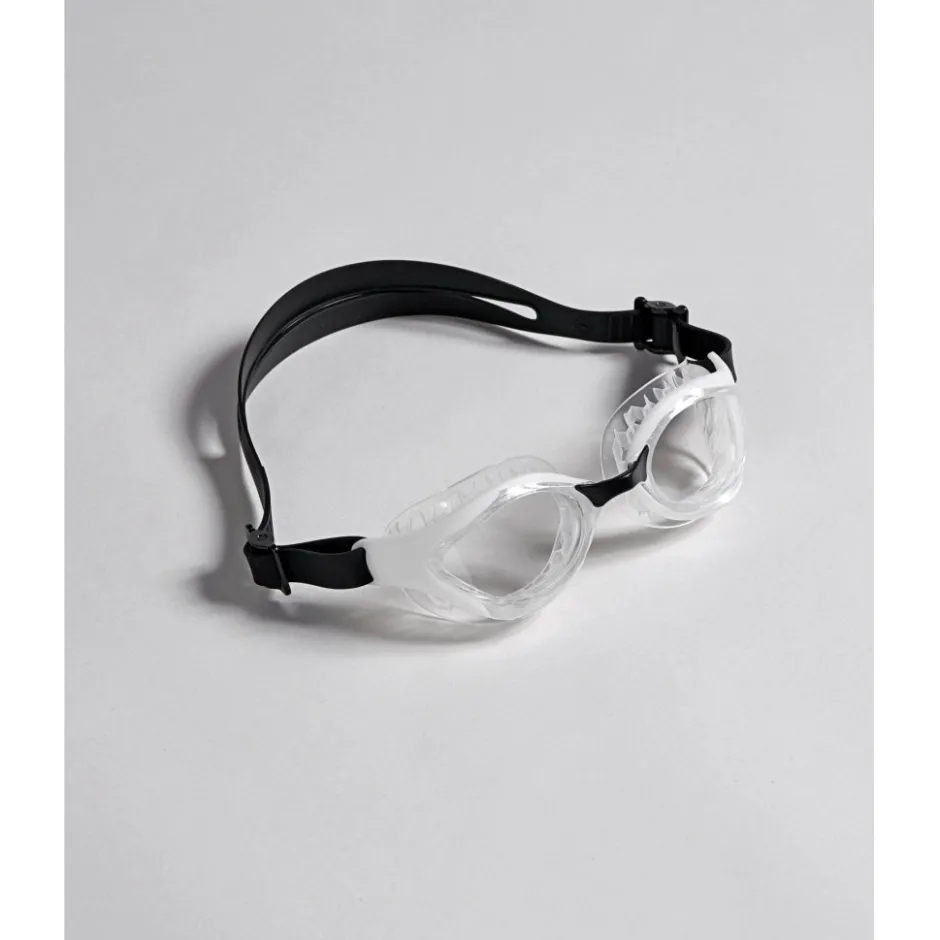 Zwembrillen|Zwembrillen < arena Air Bold Swipe Zwembril - Transparant/Wit/Zwart