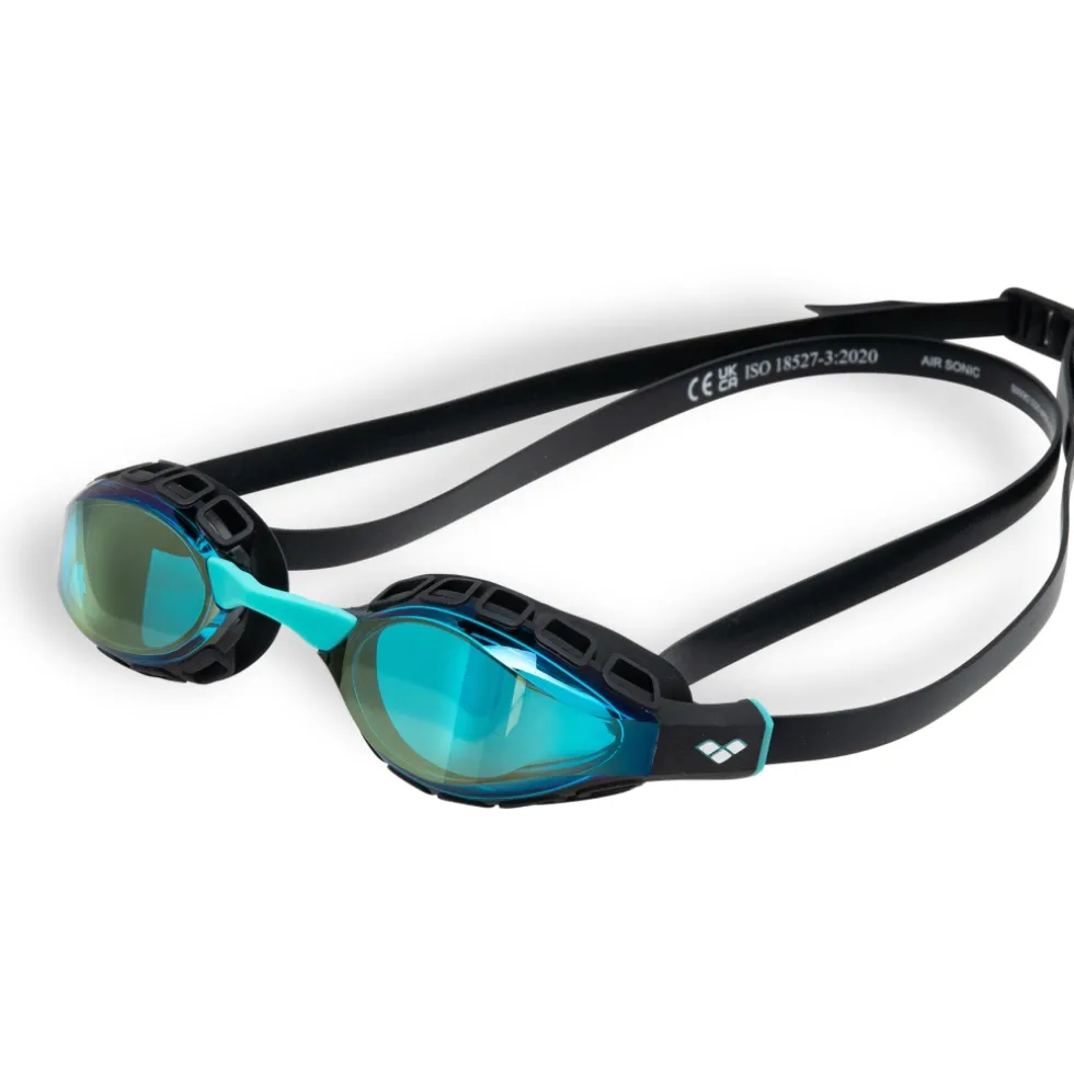 arena Air Sonic Mirror Zwembrillen - Aqua/Black