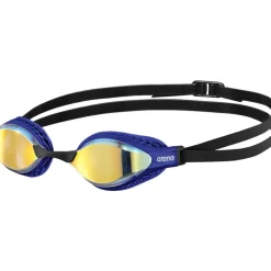 arena Airspeed Mirror Zwembrillen - Yellow Copper/Blauw