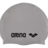 arena Badmuts - Classic Silicone - Silver/Black