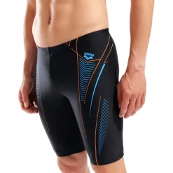 arena Feel Neo Stream Zwem Jammer Mannen - Black/Turquoise/Team Orange
