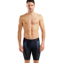arena Feel Neo Stream Zwem Jammer Mannen - Black/Turquoise/Team Orange