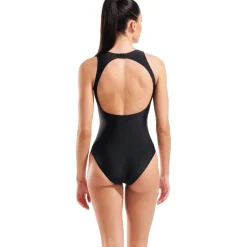 Zwembroeken & Bikini'S < arena Feel Solid O Back Badpak Vrouwen - Black/White