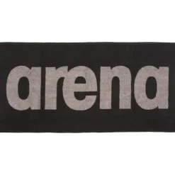 arena Gym Soft Katoenen Handdoek - Zwart/Grijs