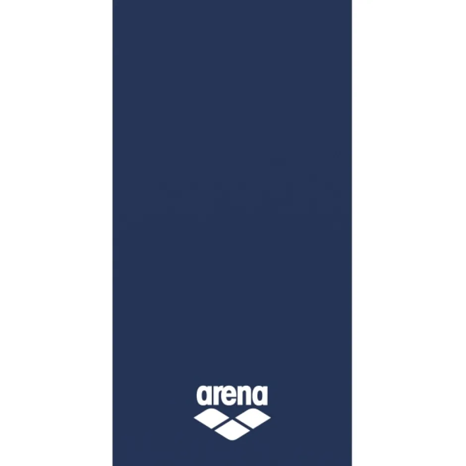 Accessoires|Zwemhulpmiddelen < arena Microfiber Gym Handdoek - Navy/Wit