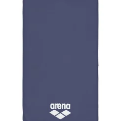 arena Microfiber Handdoek - Navy/White