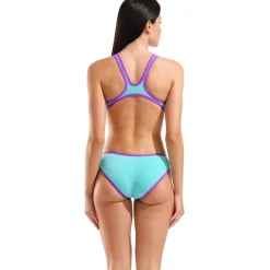 arena One Biglogo Badpak Vrouwen - Water/Purple