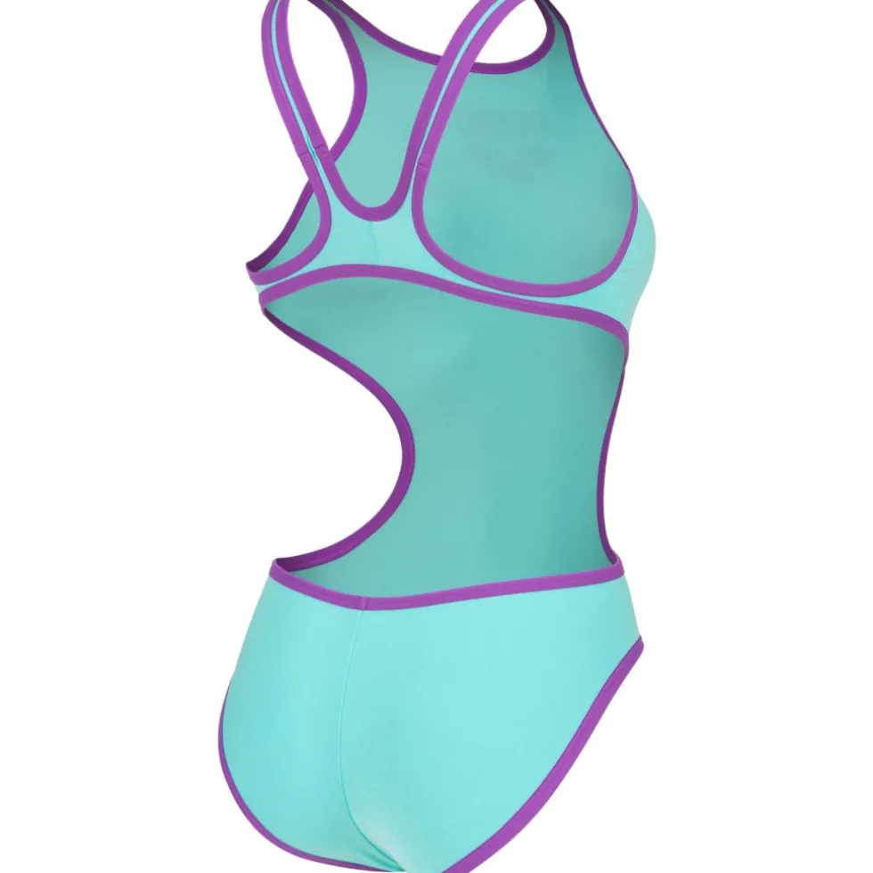 arena One Biglogo Badpak Vrouwen - Water/Purple