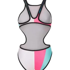 Wedstrijd Zwemkleding < arena One Placement Tech Back Badpak Vrouwen - Multi/Black