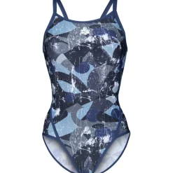 arena Perfomance Scratched Super Fly Back Badpak Dames - Multi Zwart-Navy