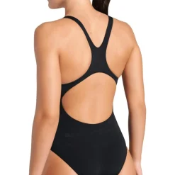 Wedstrijd Zwemkleding < arena Performance Crackle Swim Pro Back Badpak Dames - Zwart/Zwart Multi