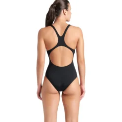 Wedstrijd Zwemkleding < arena Performance Crackle Swim Pro Back Badpak Dames - Zwart/Zwart Multi