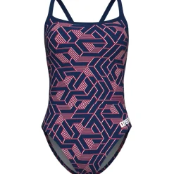 arena Performance Escape Challenge Back Badpak Dames - Navy/Team Rood Wit Blauw