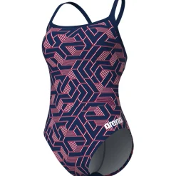 arena Performance Escape Challenge Back Badpak Dames - Navy/Team Rood Wit Blauw