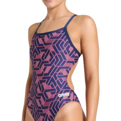 arena Performance Escape Challenge Back Badpak Dames - Navy/Team Rood Wit Blauw