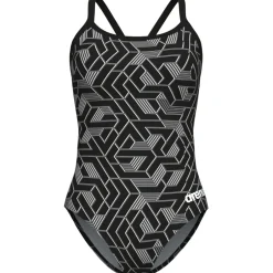Wedstrijd Zwemkleding < arena Performance Escape Light Drop Back Badpak Dames - Zwart/Team Zwart